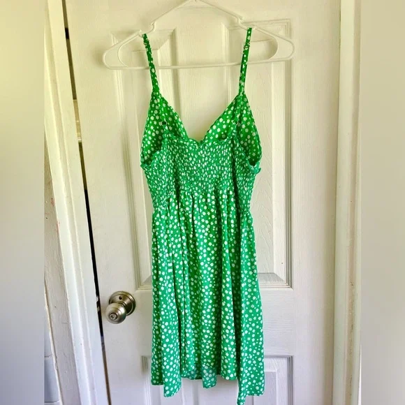 Green Floral Sundress - Picture 2 of 4